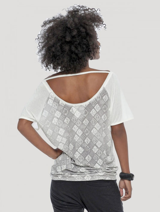 BATIK Top In Off-White