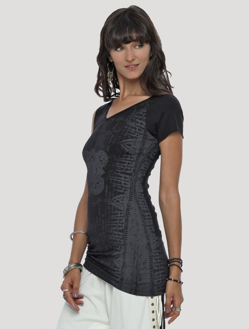 JAYA Tunic Top In Black