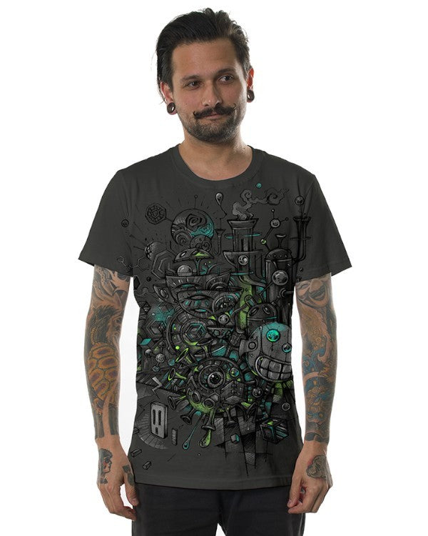 GEOMEISTER T-Shirt In Dark Grey