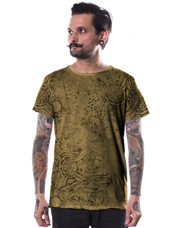 OVERTONES T-Shirt In Musterd