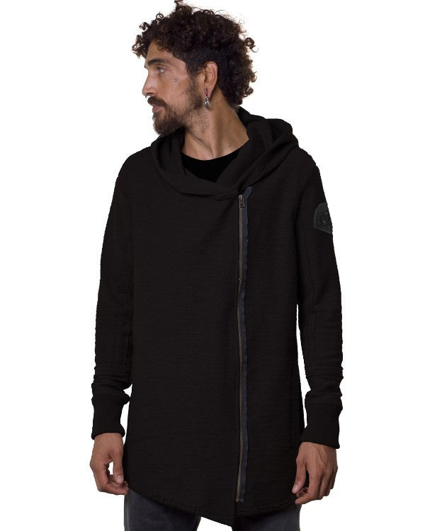 TOKEN Hooded Jacket In Black