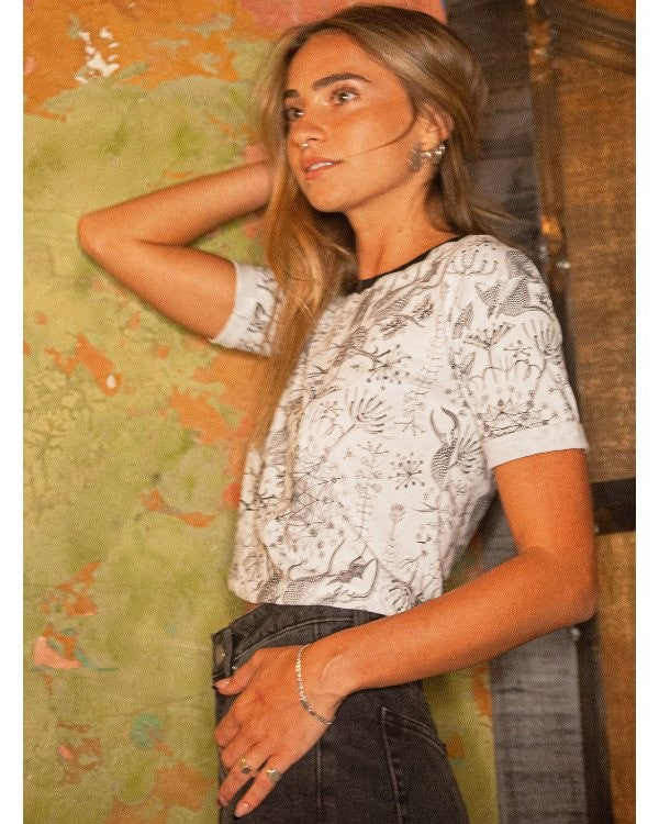 PACIFIC Crop Top In White