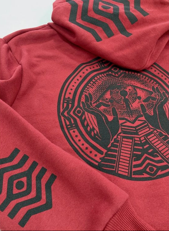 SOLOS WO Hoodie In Red