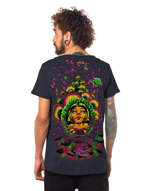 PSYLOCIBIN T-Shirt In Dark Grey