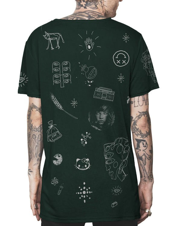 BIG CITY LIFE T-Shirt In Botanical Green