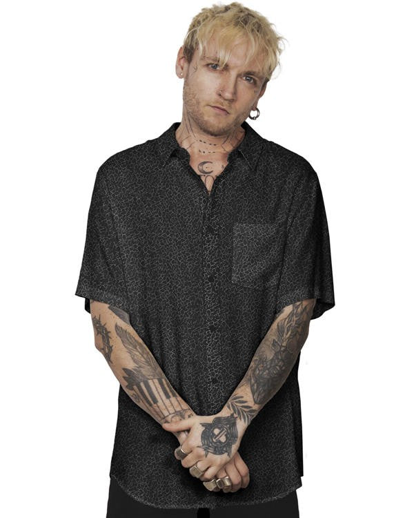 ZEBRO Short Sleeve Botton Shirt