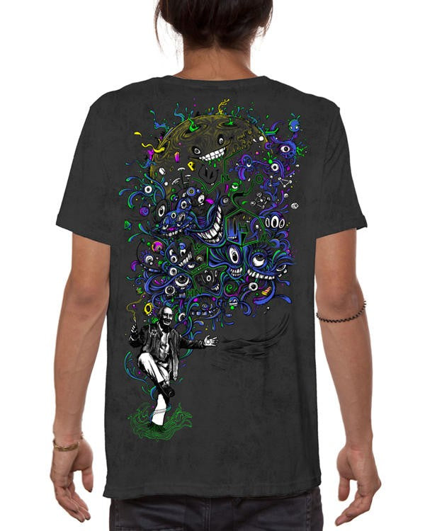 ALBERT ACID T-Shirt In Grey