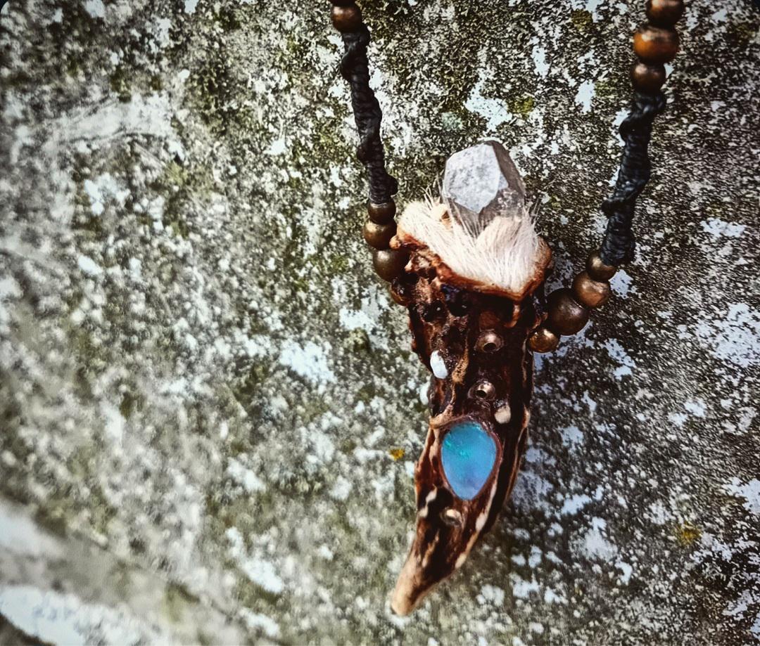 Mystic Deer Horn Necklace