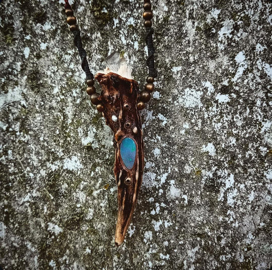 Mystic Deer Horn Necklace