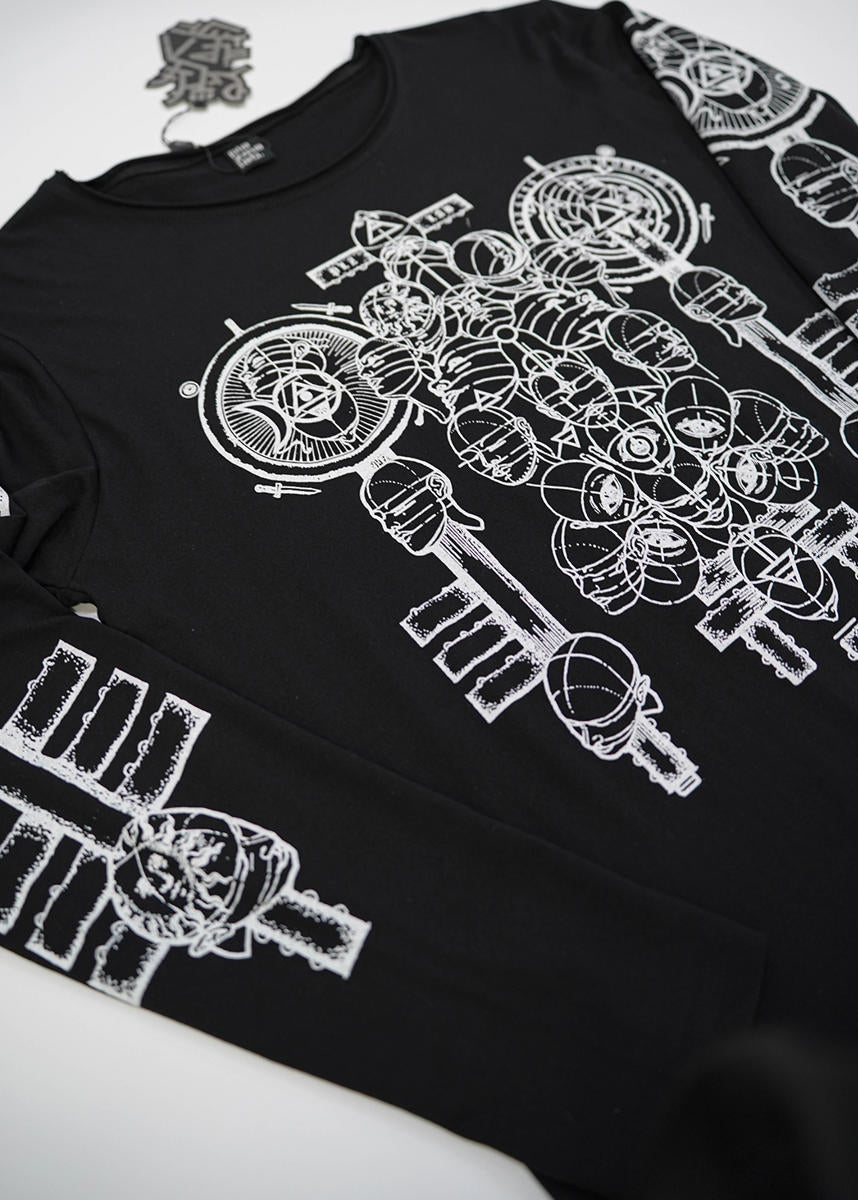 ALCHEMIST Unisex Long Sleeve Shirt In Black