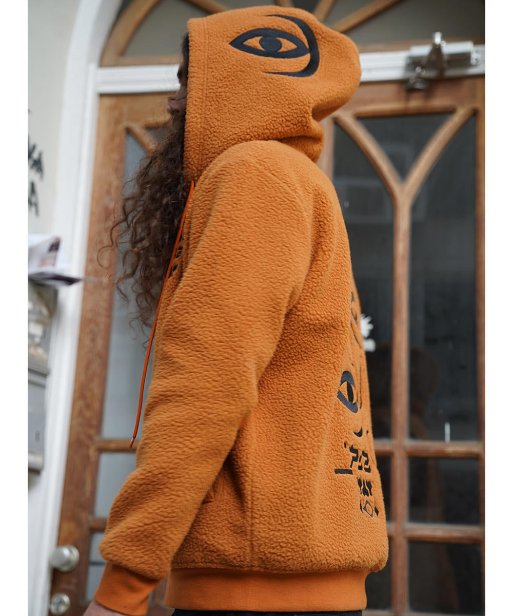 CEBURASHKA Hooded Jacket In Orange