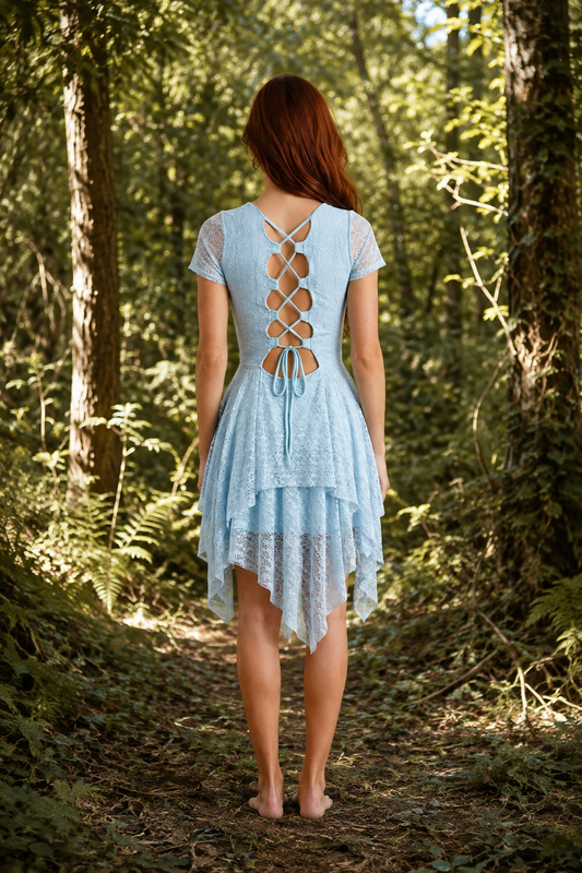 SKY WHISPER Dress - Powder Blue