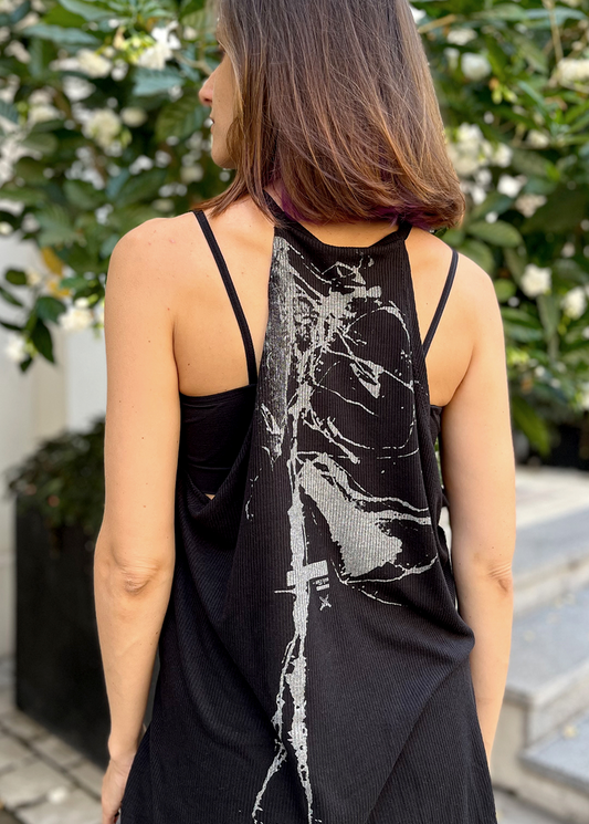 FLINT Tank Top in Black