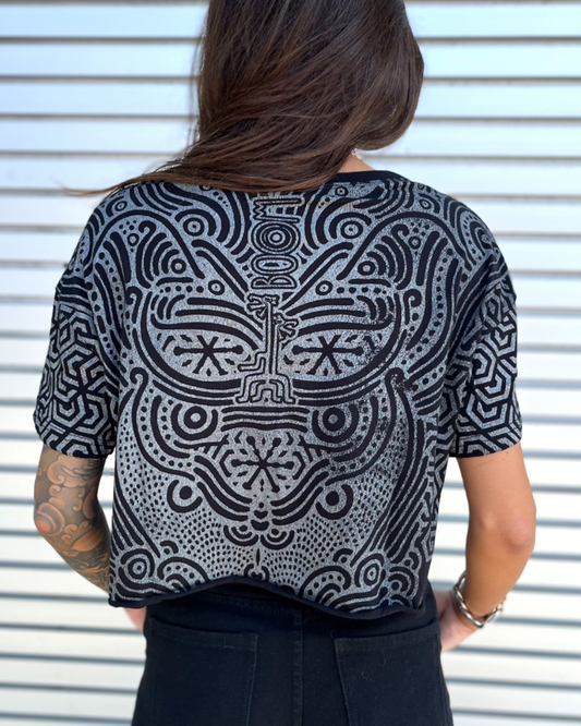 LOSS Crop Top In Black