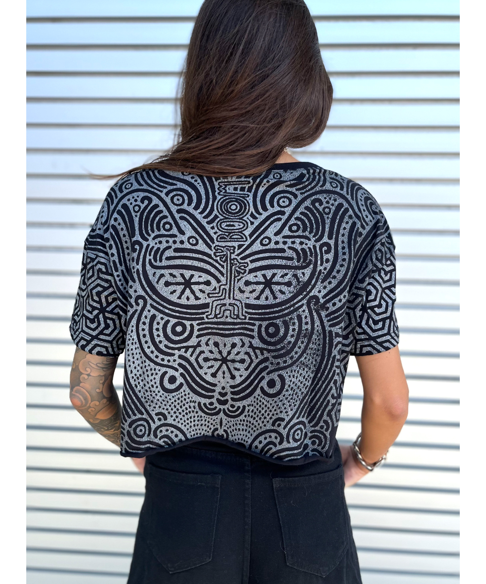 LOSS Crop Top In Black