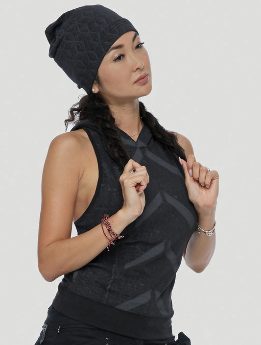 F.O.L FLOWER OF LIFE Beanie In Black