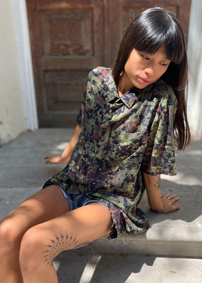 FUNTASM JUNGLE WO Button Shirt In Brown