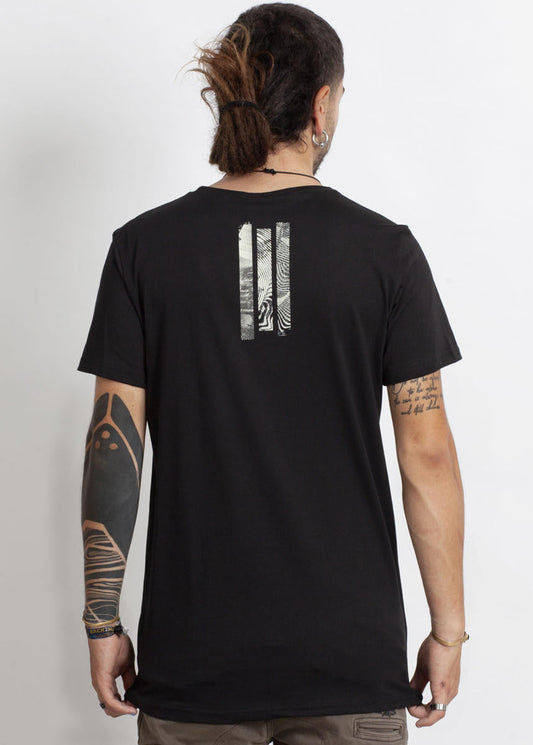 GLITCH TONE T-Shirt In Black