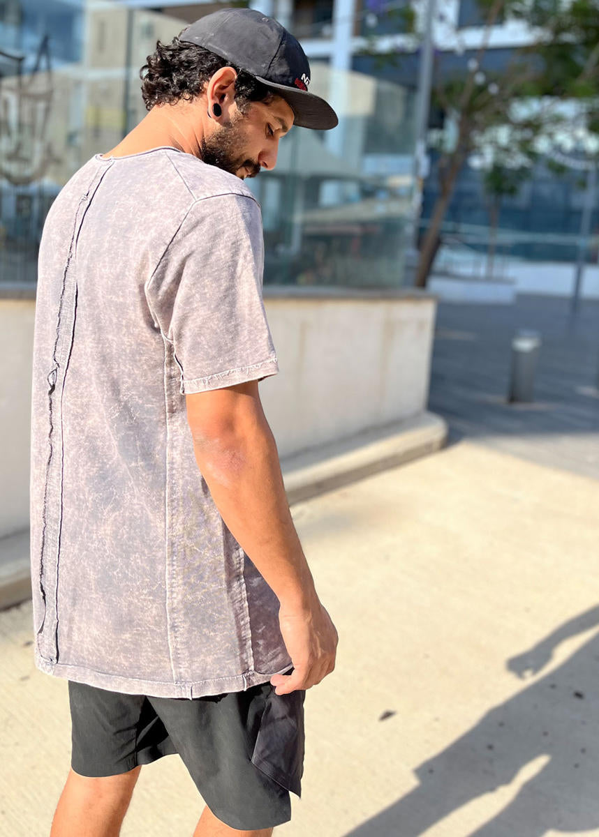 JAY T-Shirt In Wash Grey