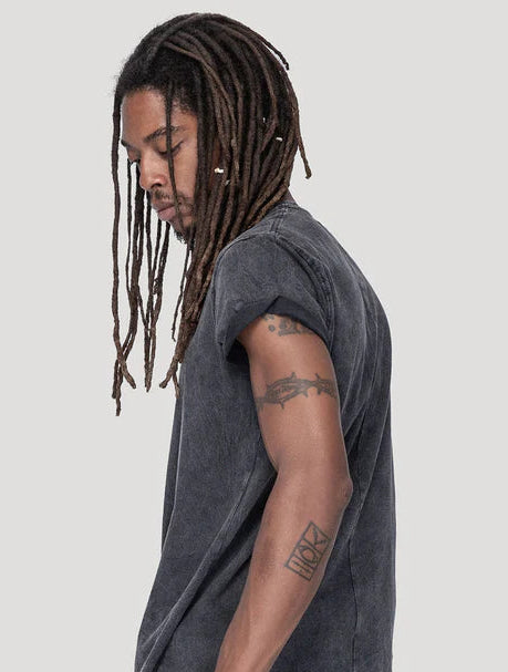 GREEN RIVER T-Shirt In Washed Black