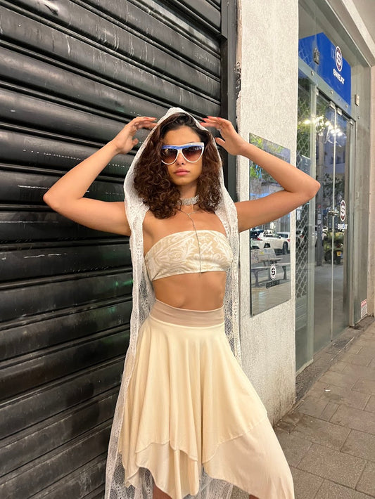 DARK FAIRY Skirt – Off-White