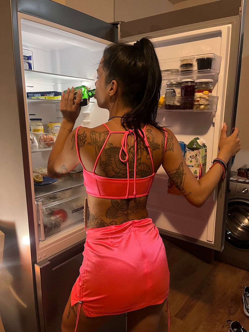 Super Fluorescent Stretchy Corset