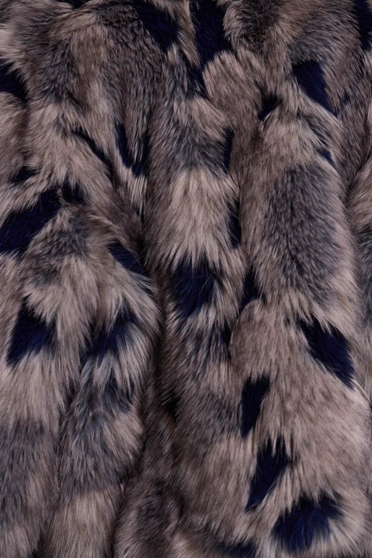 Frost Guardian Faux Fur Coat – Grey