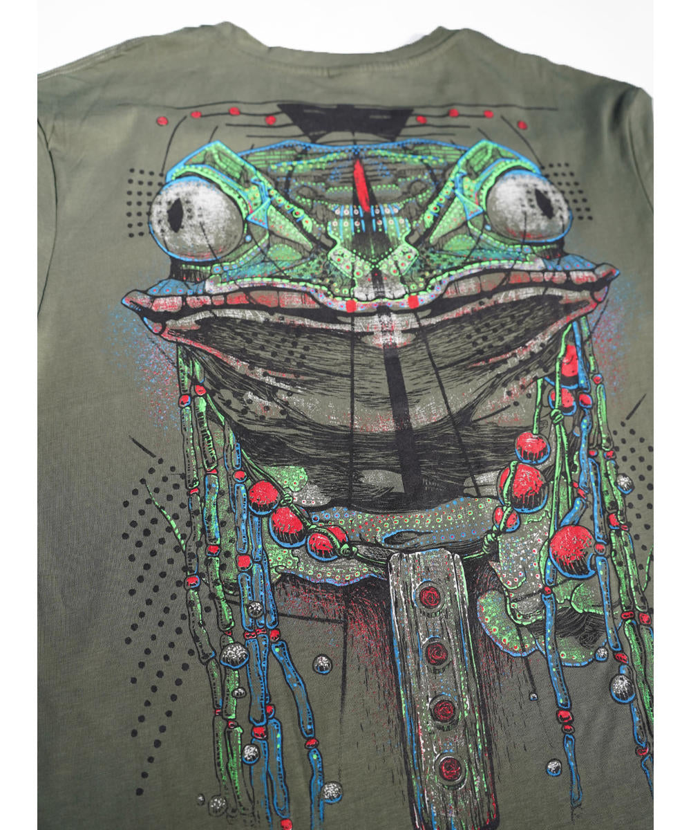 KAMBO T-Shirt In Olive Wash
