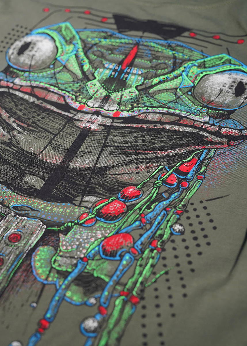 KAMBO T-Shirt In Olive Wash