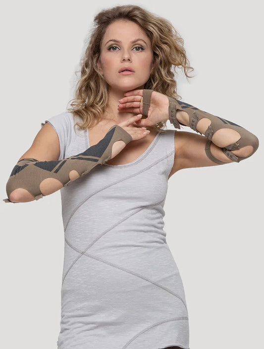 KARMA Long Gloves - Cement