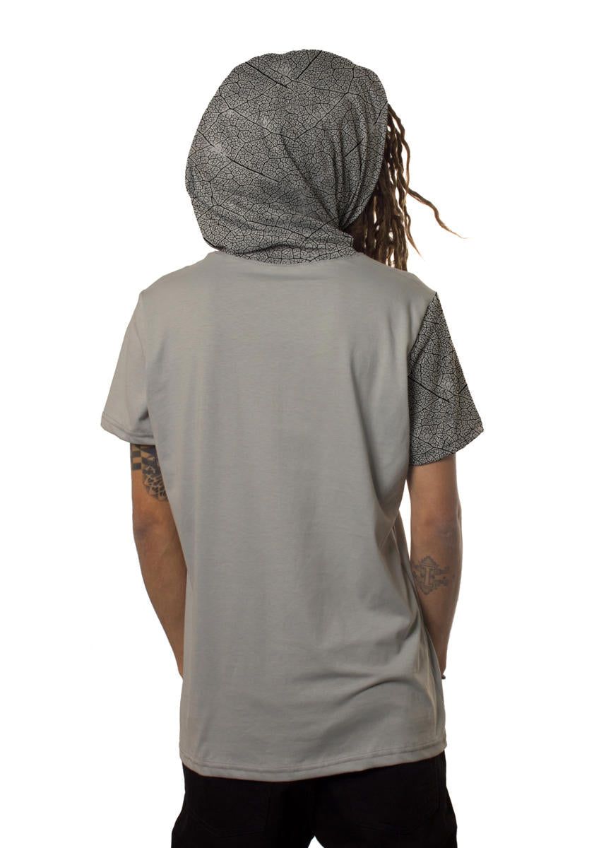 LEAF Hooded T-Shirt In Sand