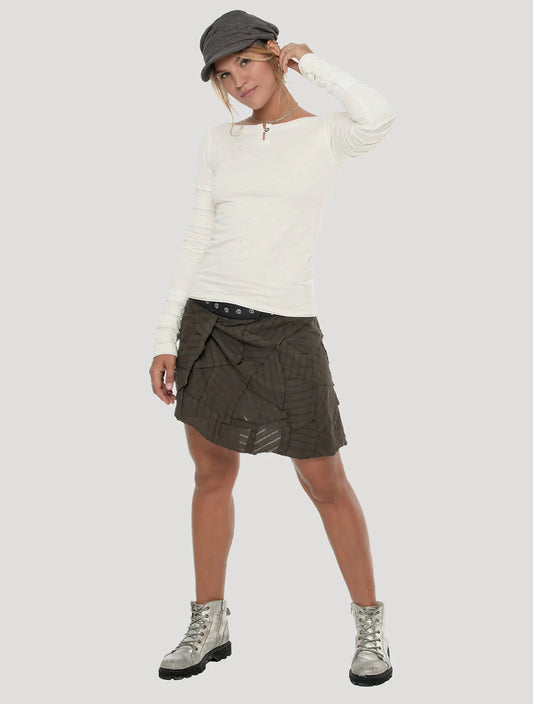 LAMPU SLUB Sweater In Off-white