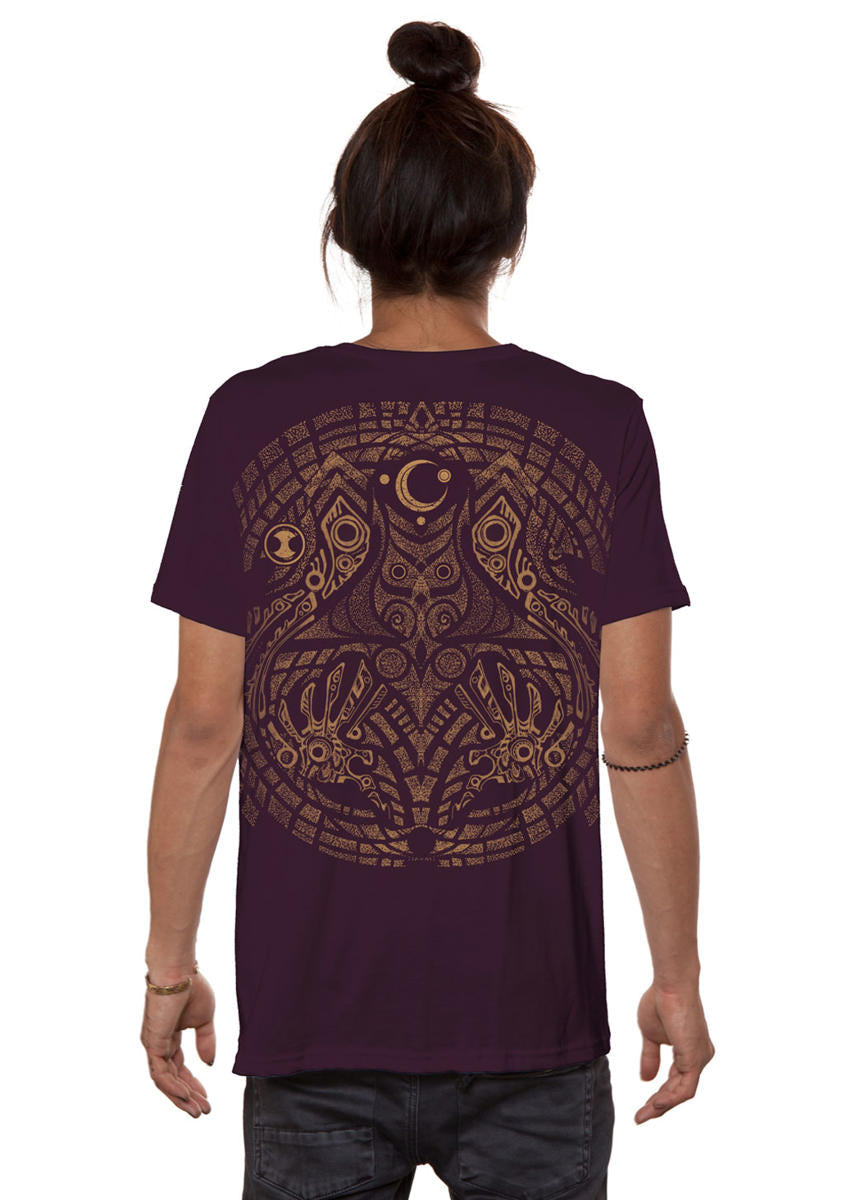 LUMINO T-Shirt In Burgandy