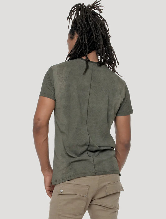 MAYA T-Shirt In Olive Noir