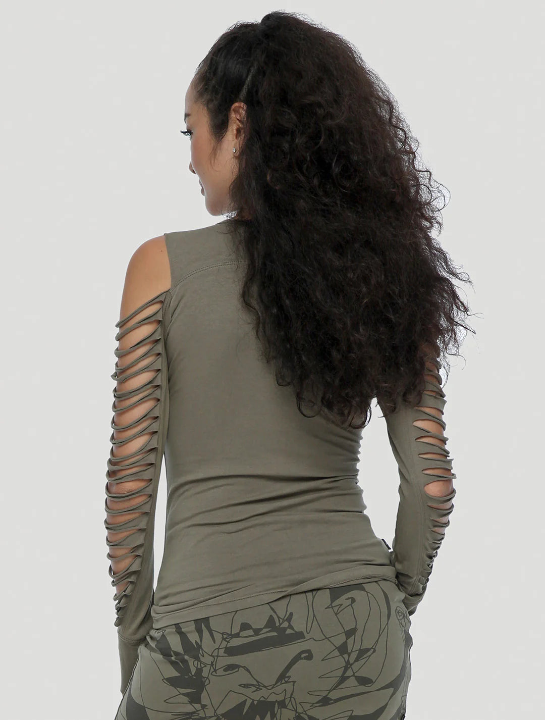 BOGO NEW Long Sleeves Top In Cement