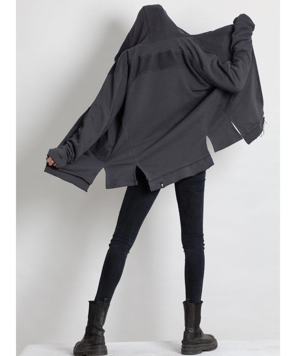 NEPTUNE UNISEX Hood Jacket In Grey
