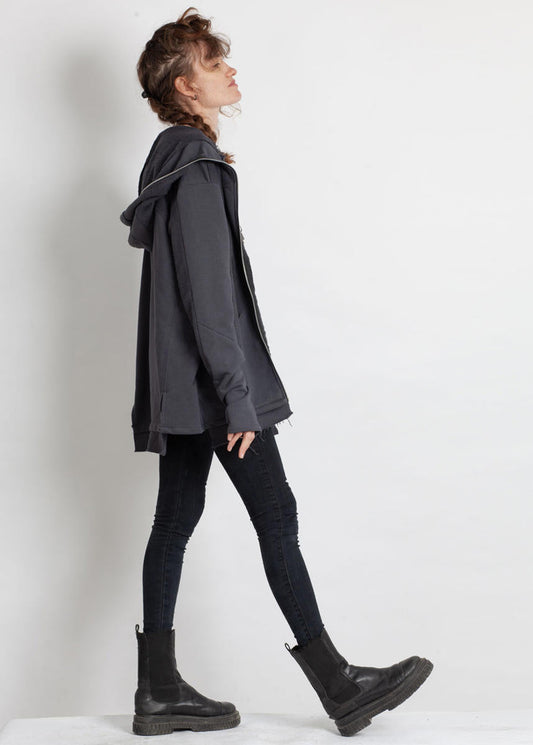 NEPTUNE WO Hood Jacket In Grey