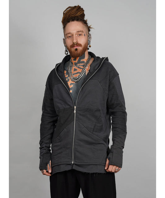 NEPTUNE UNISEX Hood Jacket In Grey