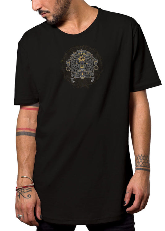 OLD GOLD T-Shirt In Black & Gold