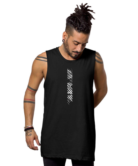 OP FACE Tank Top In Black