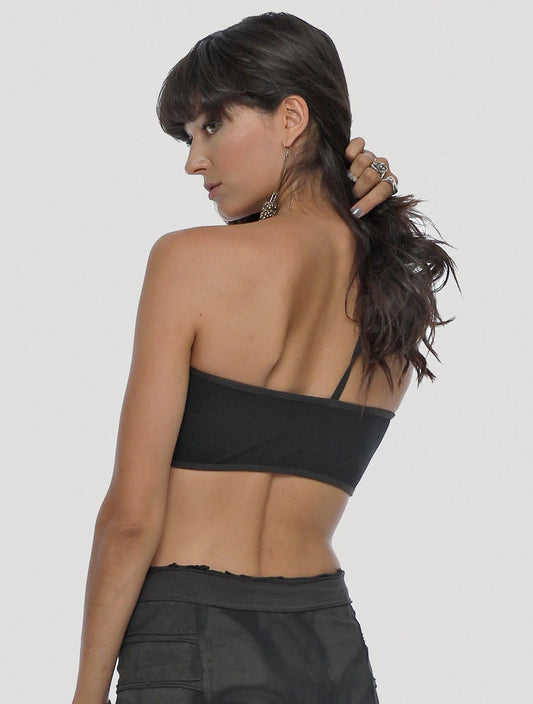 OS Boob Tube top In Black