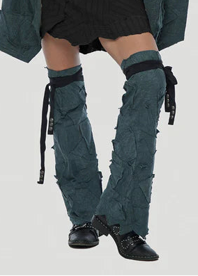 Abstract Pecoa Legwarmers - Teal