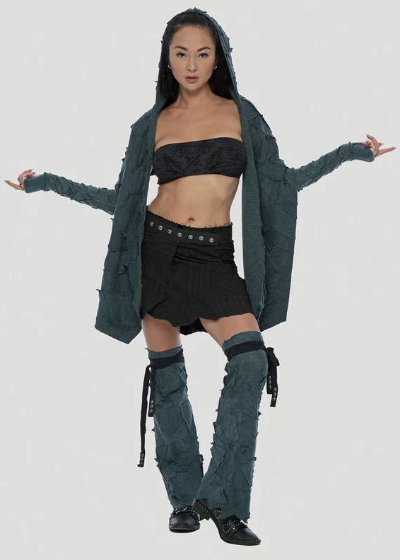 Abstract Pecoa Legwarmers - Teal