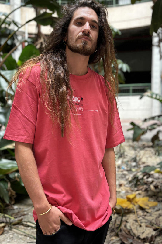 PSYCHEDELIC RESEARCHER T-Shirt - RED