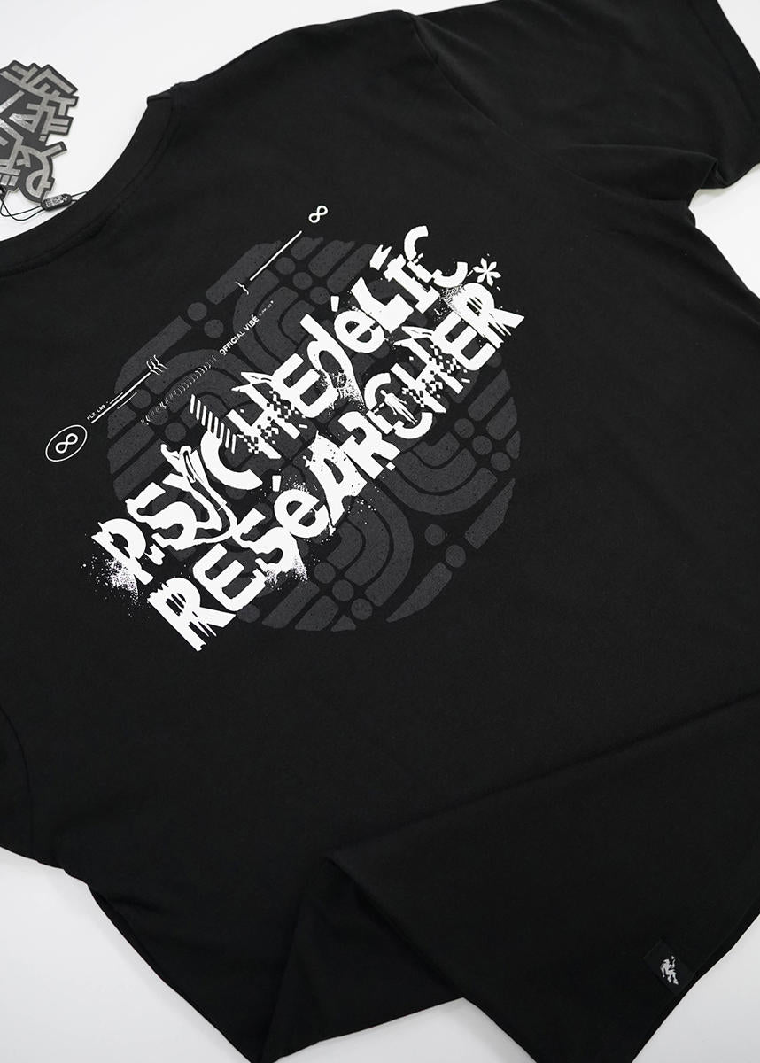PSYCHEDELIC RESEARCHER T-Shirt - Black (7792650387508)