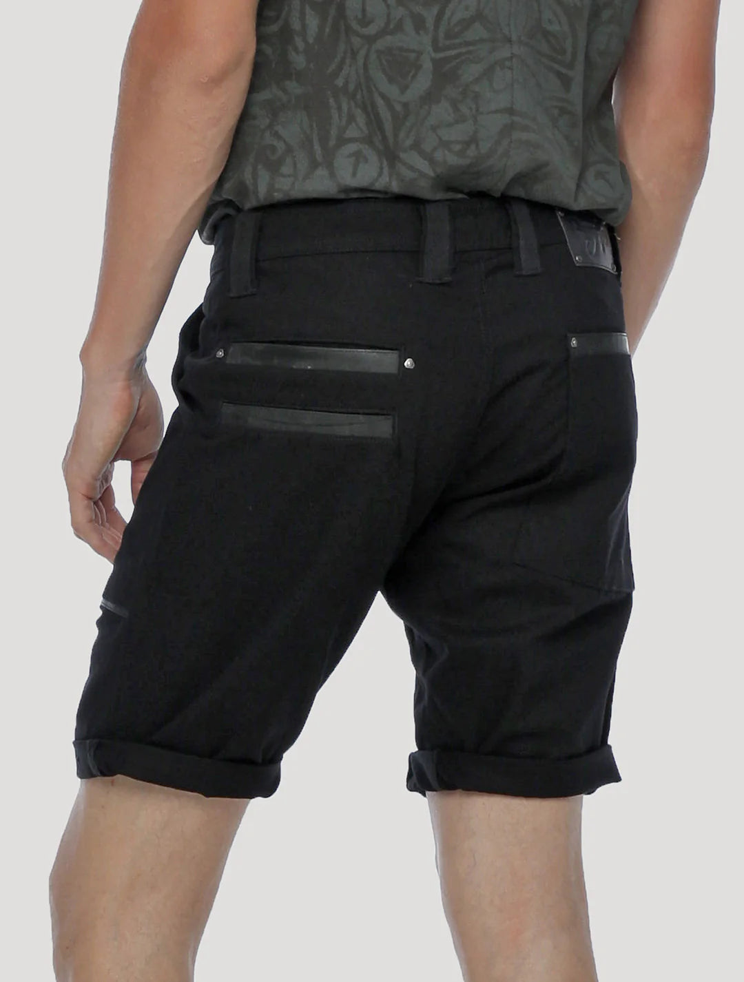 RUBBER Shorts In Black