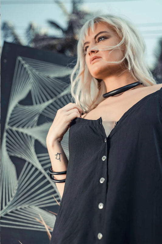 SIA Mini Dress In Black