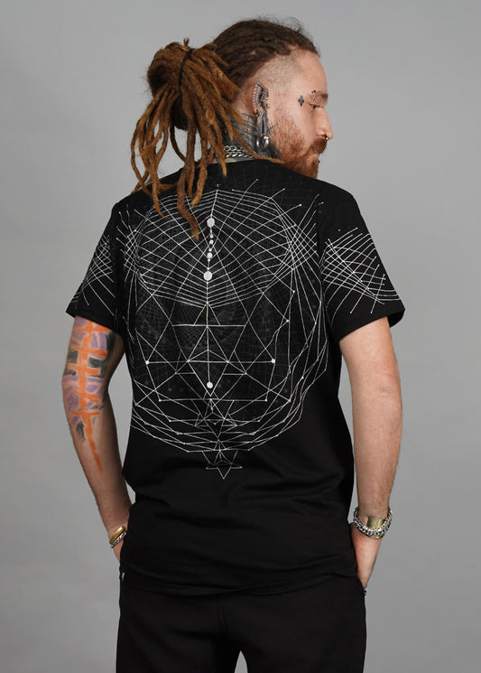 SPIRAL C T-Shirt In Black