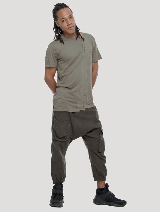 SLANTED RMX T-Shirt In Cement