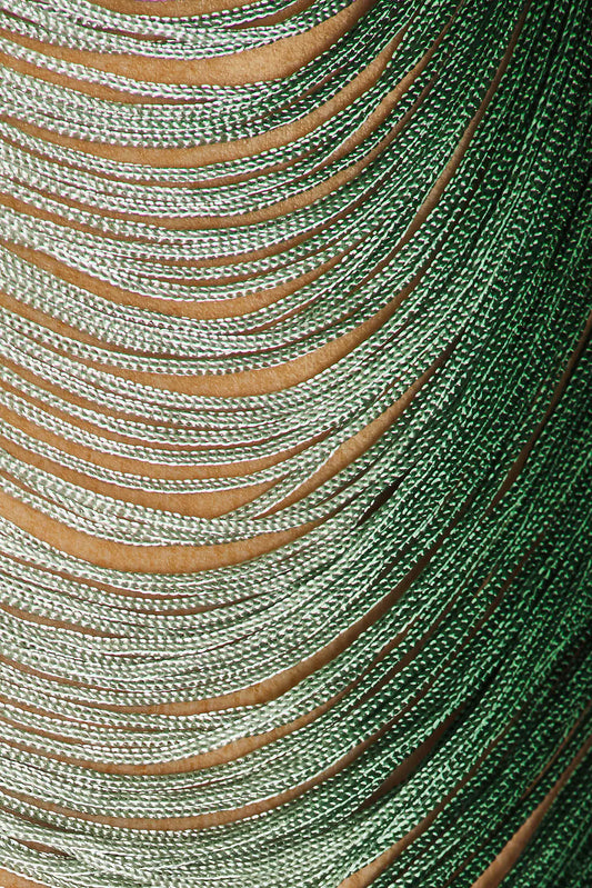 FRINGE Mini Dress – Emerald